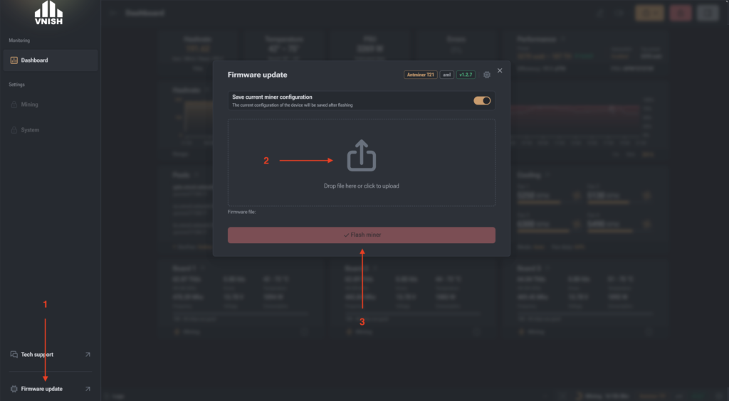 Manual update (update center)