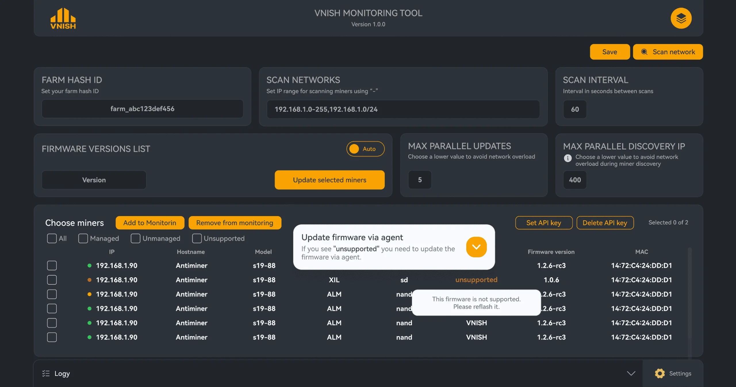How to connect miners to monitoring How to connect miners to monitoring