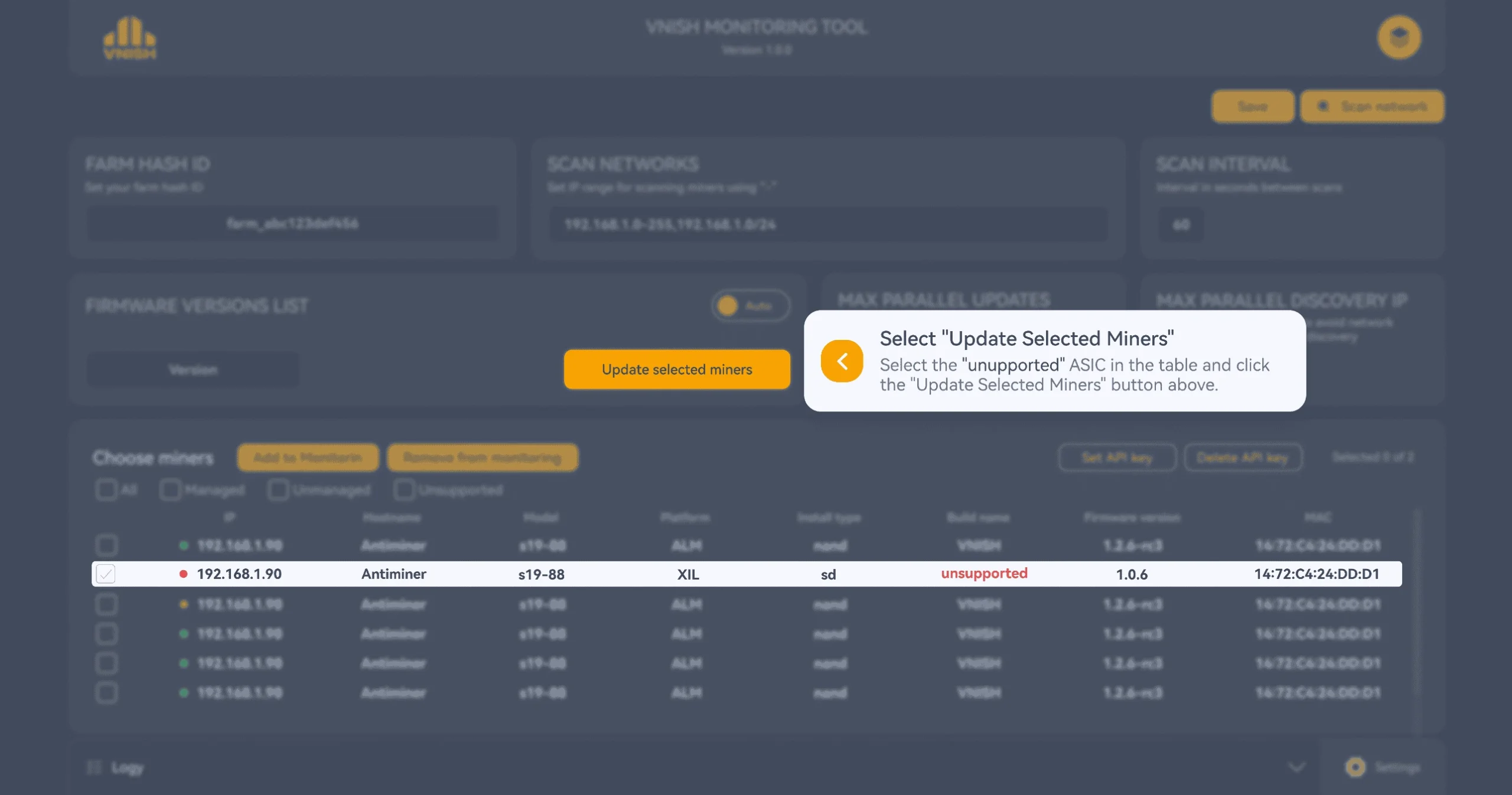 How to connect miners to monitoring How to connect miners to monitoring