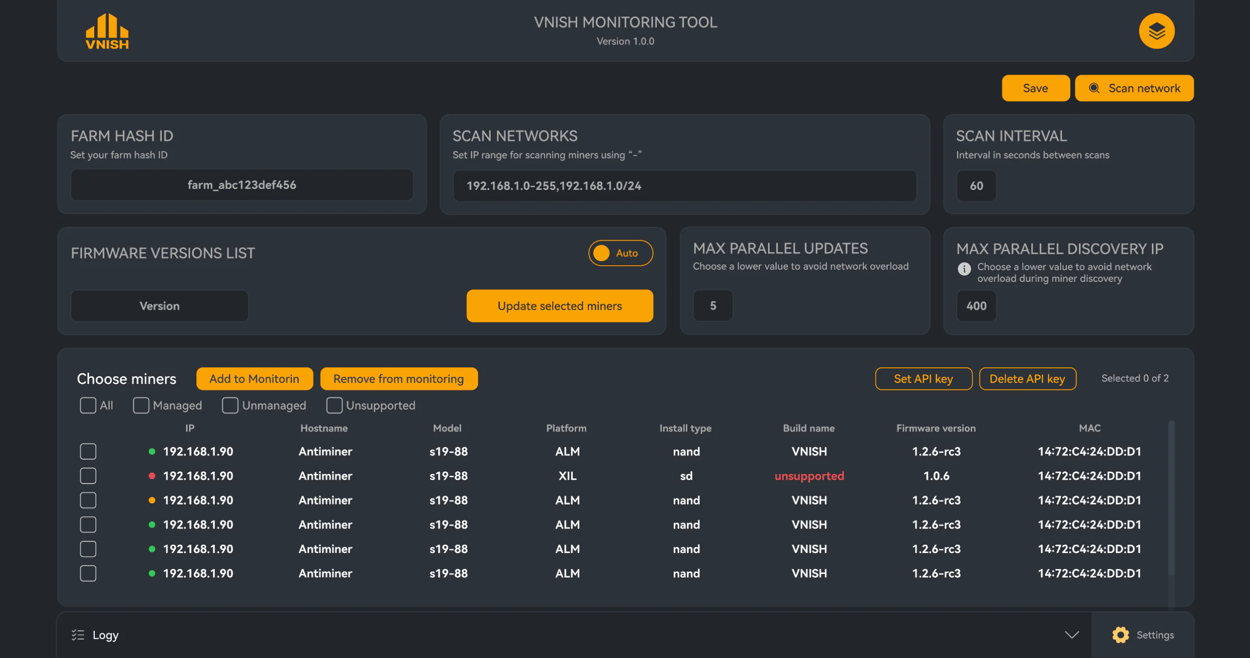 How to connect miners to monitoring How to connect miners to monitoring